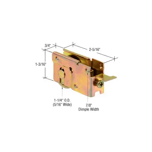 Prime-Line D1923 1-1/4" Steel Sliding Glass Door Roller with 3/4" Wide Housing for Marshall Aluminum Doors