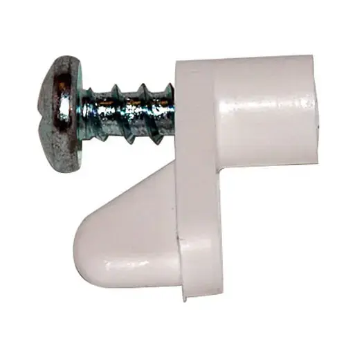 Barton Kramer 615C Screen Window Swivel Clip 5/16" Offset - Nylon pack of 6 White