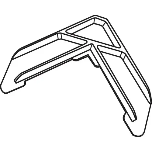 Brixwell 90-106p-XCP25 Inside Corner Key Plastic for Screen Frame - pack of 25