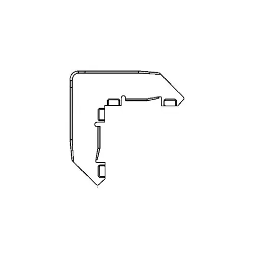 Brixwell 90H-125-XCP25 Internal Corner Key Metal for 3/8 X 3/4 Frame - pack of 25