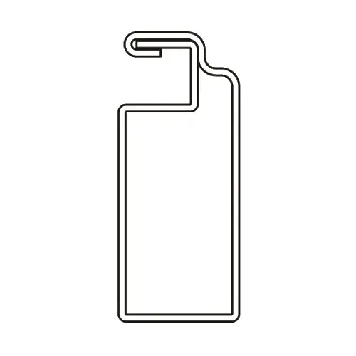 Brixwell 90H-224 Tube 8ft Screen Frame White 20pcs 5/16in X 3/4in