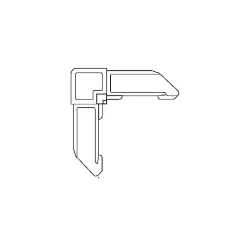 Brixwell 90H-438 External Corner Plastic Bronze for 5/16 X 3/4 Screen Frame