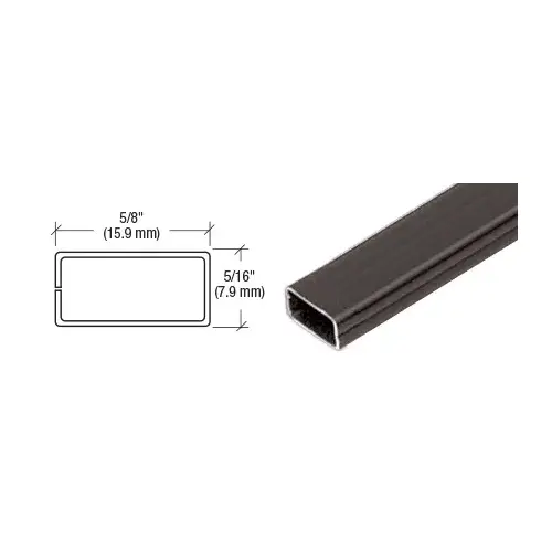 Brixwell WSSB58BRZ-CCP23 Bronze 5/8" x 5/16" Roll Formed Aluminum Spreader Bar  23" Stock Length
