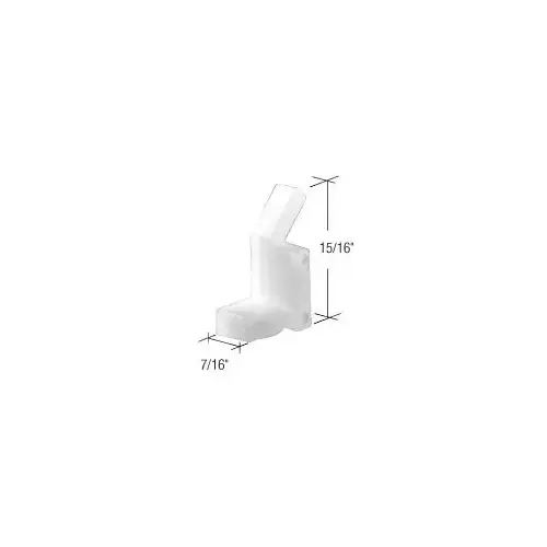 CRL L5707 White Screen Swivel Clip for Acorn Windows with Screws - Carded - pack of 4