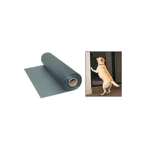 CRL PWS48 Charcoal 48" Paw-Proof Pet Screen Mesh - 100 ft - 100 Foot Roll