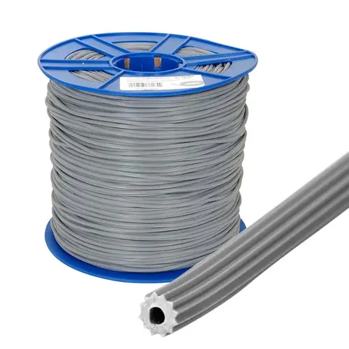 CRL SS165B .165" Gray Serrated Screen Retainer Spline Bulk 15 Pound Roll