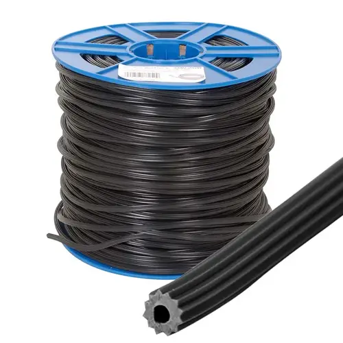 CRL SSBL230B .230" Black Serrated Screen Retainer Spline Bulk 15 Pound Roll - 780 Foot Roll