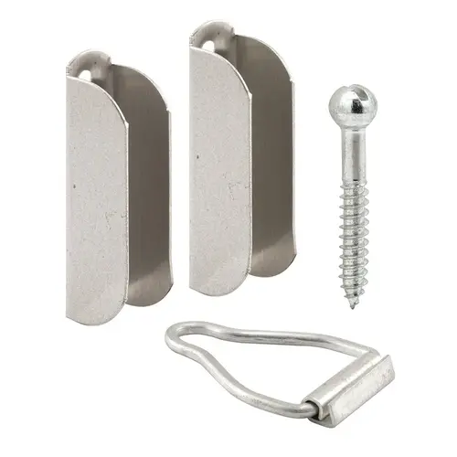FHC L5780 3/8" Screen Hanger - Set Of 2 Hangers and 1 Latche - Aluminum