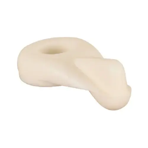 Make-2-Fit PL7919 Flush Panel Clip with Screw, Nylon, White - pack of 8