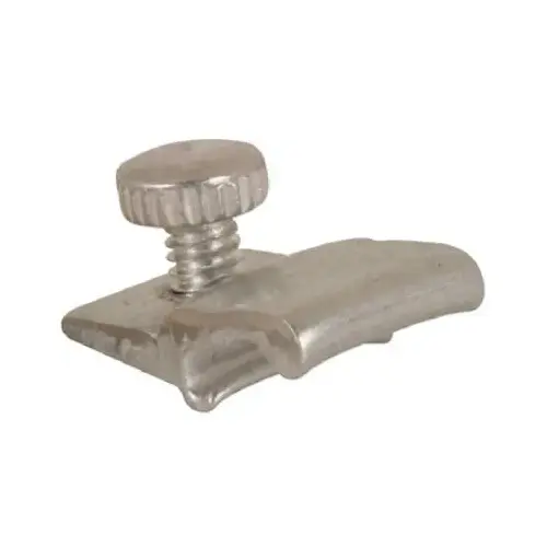 Make-2-Fit PL7957 Storm Door Panel Clip Mill Aluminum For 1/2"ch Mill Silver