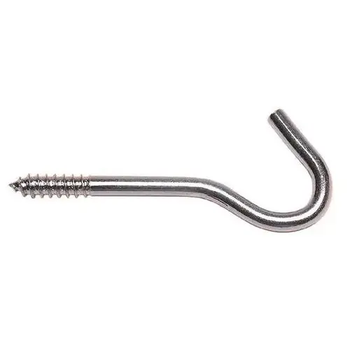 National Hardware N220-871 2156BC Series Screw Hook, 5/16 in Opening, 4-1/2 in L, Steel, Zinc