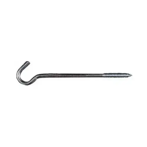 National Hardware N221-002 2156BC Series Screw Hook, 3/8 in Opening, 10 in L, Steel, Zinc
