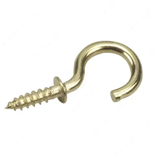 Richelieu Hardware 2781BS-XCP100 Cup Hook with Wide Base - pack of 100