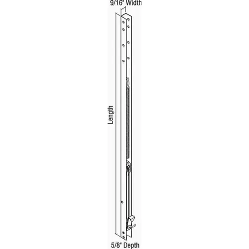 Amesbury/Balance Systems 2410 WINDOW BALANCE 6000 SERIES Silver