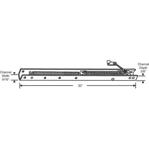 Brixwell 60-29s47 30in Window Channel Balance 47 lbs Sash Weight