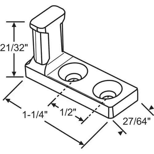 Brixwell 62-824 Pivot Bar Side Mount