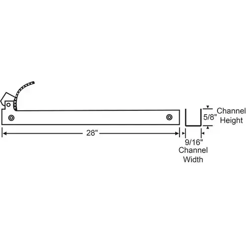 Brixwell 62dV-2730hdm 28in Devac Overhead Balance 50in Standard Cord W/o Bell 16-25 Pound Sash Weight