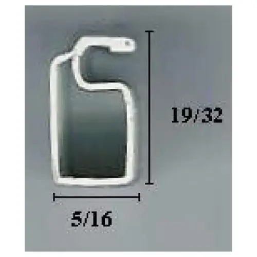 Brixwell 90-236 5/16 X 19/32 Screen Frame Whit 20 8ft Lengths Per Carton 8ft 1 Carton White
