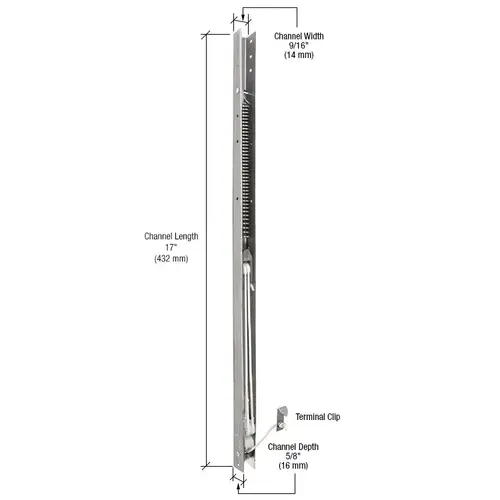 CRL FA1610 17" Window Channel Balance - 1610 or 16-1