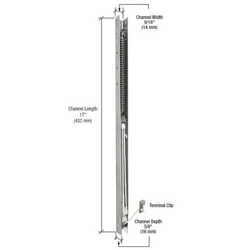 CRL FA1620 17" Window Channel Balance - 1620 or 16-2