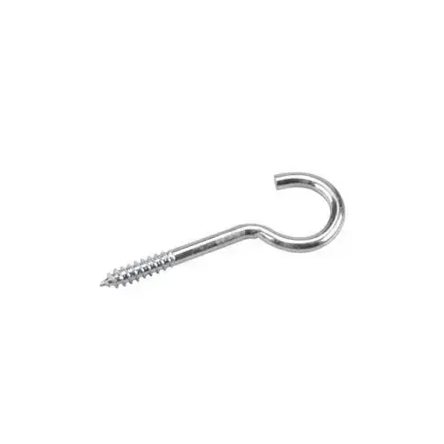 Onward 2171XBC Screw Hook with Lag Thread, 4-7/8 in L, Steel, Zinc