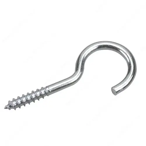 Richelieu Hardware 2708XS Screw Hook with Lag Thread Zinc