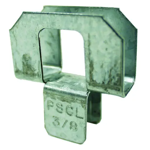 SIMPSON STRONG-TIE CO PSCL 7-16-R50 PSCL Series PSCL 7/16-R50 Panel Sheathing Clip, 20 ga, Steel, Galvanized