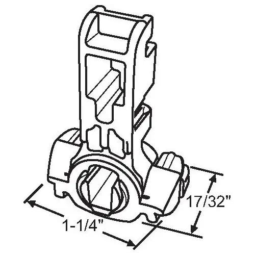 Brixwell 62-50001 INVERTED BAL T-LOCK 1-1/4x 535 RED PUCK CLOSED CAM