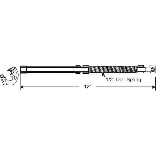 Brixwell 901-1200-18 12in Arrow Balance with 62-543 White Shoe Attd