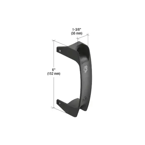 CRL LL3GH Black Gate Handle
