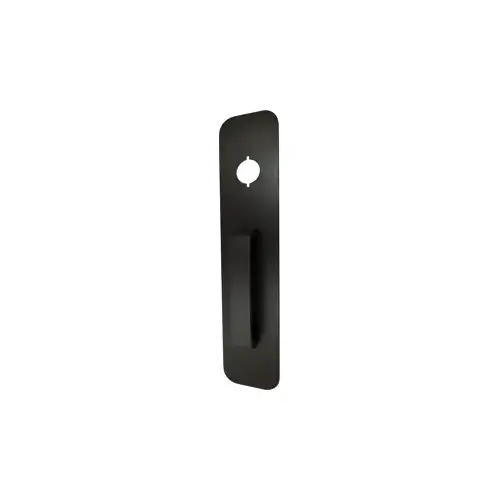 Dexter ED1000T-NL-HPUL-NC-10B ED1000T-NL-HPUL-NC-US10B Handle Pull Plate Trim Night Latch Less Rim Cylinder - Oil-Rubbed Bronze