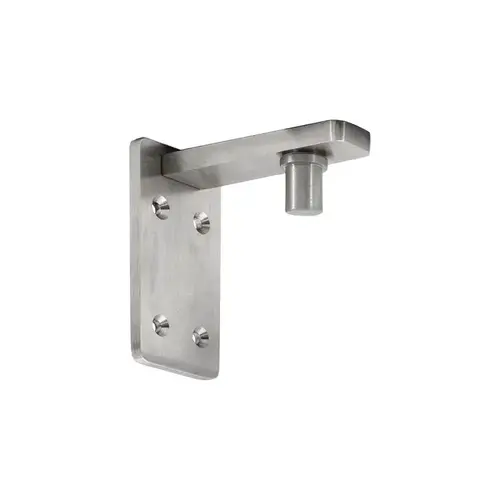 FHC GP24BS Gate Pivot for Frameless Gate 2-3/4" Standard Setback - Brushed Stainless