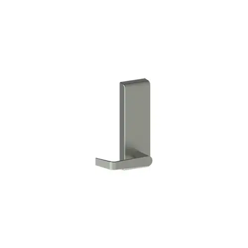 Hager 107649 47BE Blank Escutcheon Outside Exit Device Trim with Right Hand August Lever Dark Bronze Finish