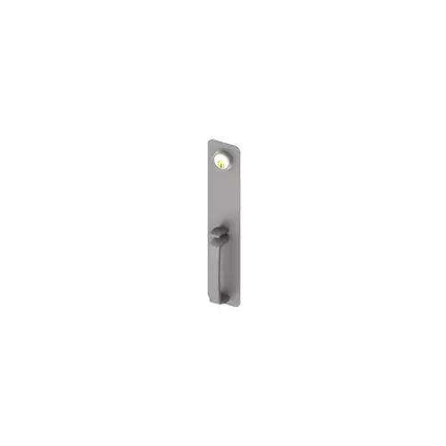 Hager 146142 45PT Pull Plate Thumbpiece Dummy Outside Exit Device Trim Satin Stainless Steel Finish