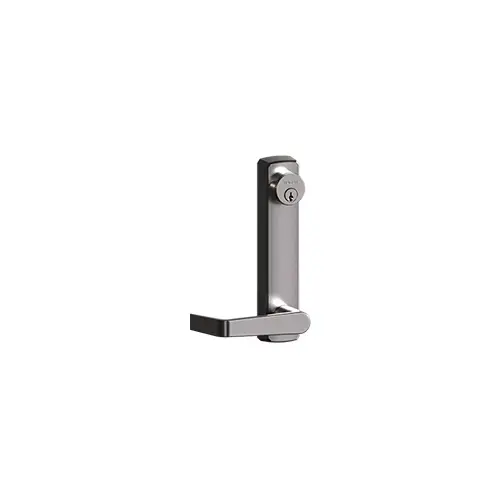 Hager 171212 46CE Cylinder Escutcheon Outside Exit Device Trim with August Lever Satin Chrome Finish