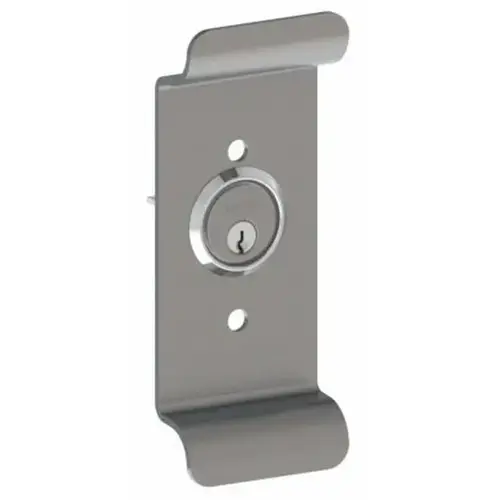 Hager 47RN32D Raised Lip Pull Night Latch Outside Exit Device Trim # 018884 Satin Stainless Steel Finish