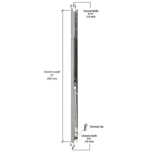Prime-Line FA3420 35" Window Channel Balance - 3420 or 34-2 Mill