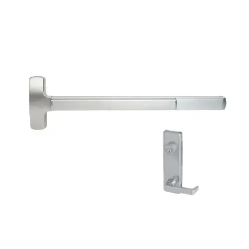 Falcon F25ML326L F-25-M-L 3' US26 LHR MORTISE Bright Chrome