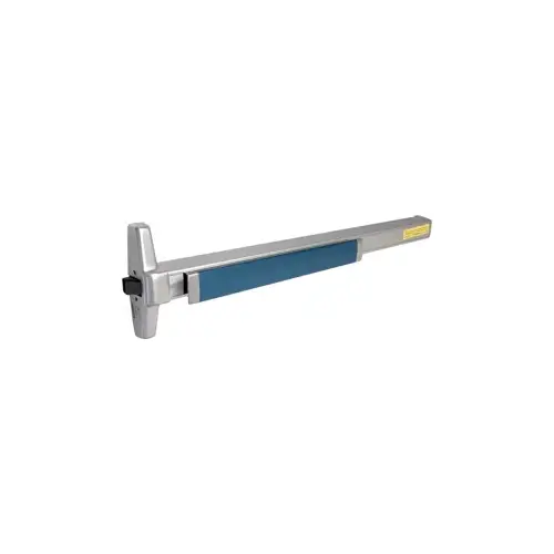 Von Duprin 33A-EO-626-48 Narrow Stile Rim Exit Device, Exit Only No Trim, 48", Hex Dogging, Grade 1, 626/US26D Satin Chrome