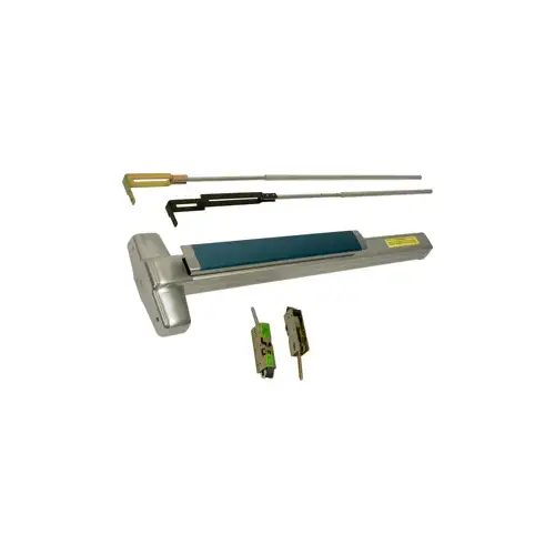 Von Duprin LD-9847EO-626-36 KIT - Less Dogging, CVR Concealed Vertical Rod Exit Device, Exit Only No Trim, 36" x up to 100", Grade 1, 626/US26D Satin Chrome