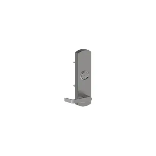 Hager 013980 45NL Night Latch Outside Exit Device Trim with Withnell Lever Satin Brass Finish