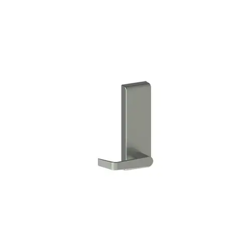 Hager 092257 47DT Dummy Escutcheon Outside Exit Device Trim with Left Hand Archer Lever Dark Bronze Finish