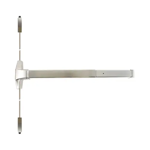 Pamex E910EV/EO4X8-BL Surface Vertical Rod 48" x 96"(WxH) Matte Black