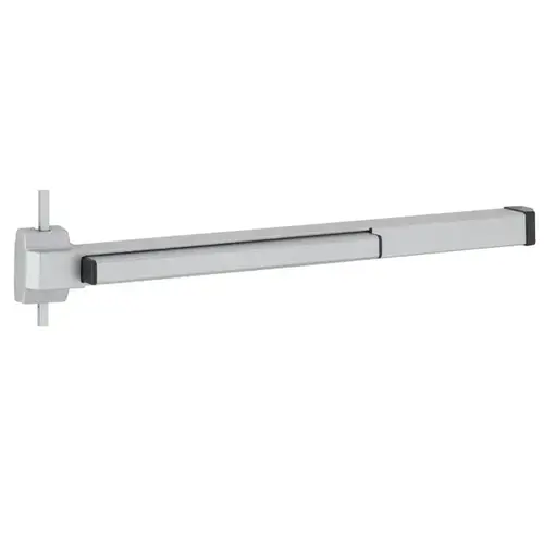 Von Duprin 2227EO-F-4-SP28 2227EO-F Surface Vertical Rod Fire Exit Device - 4' Sprayed Aluminum