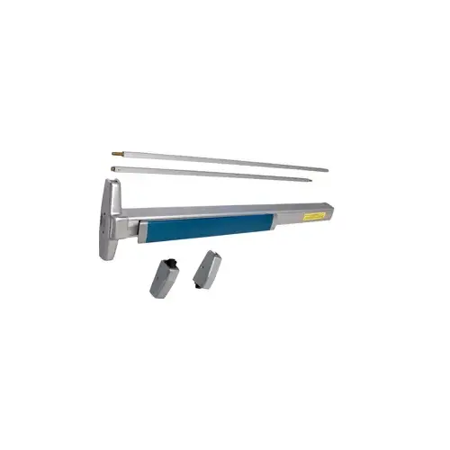 Von Duprin 3327A-L-626-36 RHR 06 ALK KIT - Alarmed Narrow Stile SVR Surface Vertical Rod Exit Device, 360L-06 Lever Trim RHR Right Hand Reverse/Reversible Handing, 36" x 84", Grade 1, 626/US26D Satin Chrome