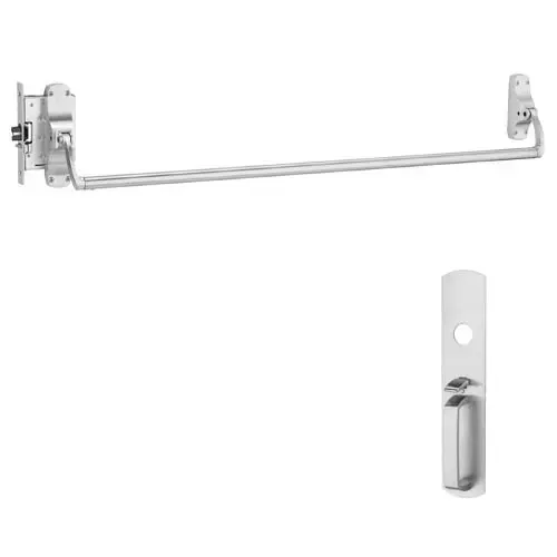 Von Duprin 88MTF4R 8875TP-F 4' US4 RHR MORTISE Satin Brass