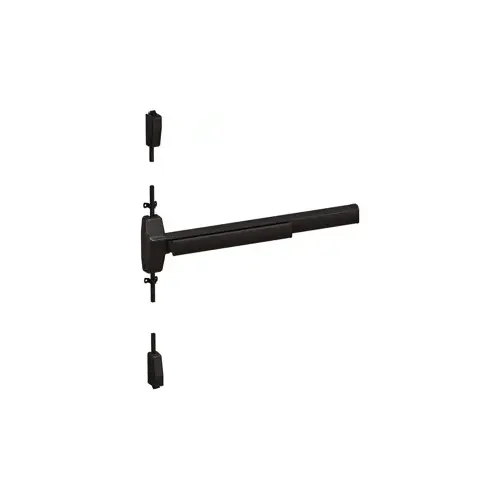 Von Duprin 9927EO-F-710-48 Fire Rated SVR Surface Vertical Rod Exit Device, Exit Only No Trim, 48" x 84", No Dogging, Grade 1, 710/313 Dark Bronze