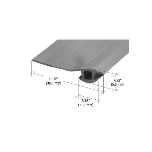 CRL B621 Black 84" Vinyl 7/8" to 1-1/2" Deep Bug Strip