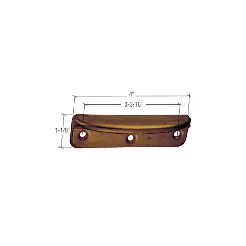 CRL F2560 Antique Brass 4" Window Sash Lift
