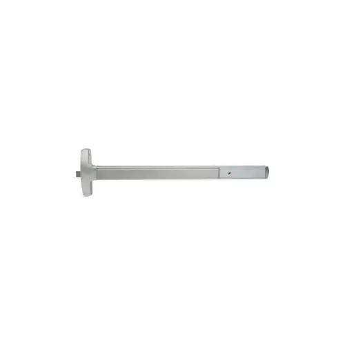 Falcon Lock 24R-EO-US32D-48 Narrow Stile Rim Exit Device, Exit Only, 48", Hex Dogging, 299 Strike, Grade 1,US32D/630 Stainless Steel